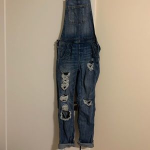 Tom-girl American Eagle Overalls